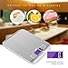 AMIR Digital Kitchen Scale, 5kg, 0.05oz/ 1g Cooking Scale, High Accuracy Food Scale, 6 Units, Back-Lit LCD Display, Tare & Auto Off Function, Stainless Steel & Slim Design Batteries Included (Silver)