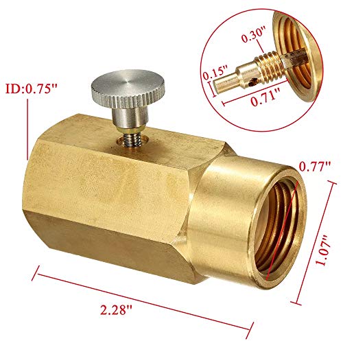 CO2 Cylinder Refill Adapter Connector Kit CGA320 Thread Set for Filling Soda Maker Sodastream Tank