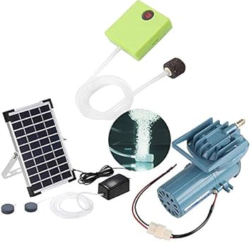Amazon エアーポンプ 水槽 アクアリウム プールなど用 空気ポンプ 酸素ポンプ 7 4v 2400mah 1 4l Min 60db低ノイズ 省エネ 長時間使用 ソーラーパネル付き Acouto エアポンプ 通販
