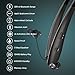 Spigen Legato Bluetooth Headphones Neckband Retractable Bluetooth Headset Wireless Headphones Earbuds (Tireless Fit) aptX Audio/Noise Isolation/AI Voice Command/Nanofiber Core Tech, Wear The Sound TM