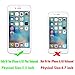 [2 Pack Rose Gold] iPhone 6 6s Plus Screen Protector, DONWELL Full Cover Mirror Effect Tempered Glass Screen Protector for iPhone 6 6s Plus [HD Clear] [ Scratch-Resistant] [Bubble Free]