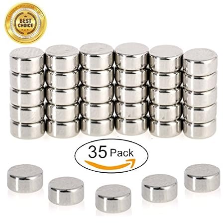 H & Hodor imanes para nevera 35 piezas acero inoxidable nevera ...