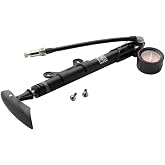 RockShox Air Pump (high Pressure/high Volume Convertable) Boxxer | RockShox 2-in-1 Aluminum Bike Pump with 300psi Gauge &amp; Swivel Head