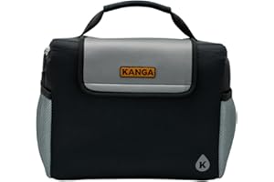Kanga Softside Cooler Insulated Lunch Box - 4 Layer Insulation Drink Cooler for Food, Snacks, Can Beer and Seltzers - Leak Proof and Durability Tested - Kanga Brew Box
