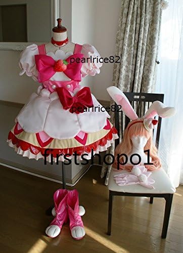 Amazon キラキラプリキュアアラモード キュアホイップ風 ウィッグ 髪飾り ブーツ靴 付き コスプレ衣装 コスプレ 仮装 通販