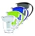 Santevia Classic Alkaline Water Filter Pitcher | Water Filtration System | Chlorine and Lead Filter | Water Purifier Pitcher | 9-Cup Home Water Filter