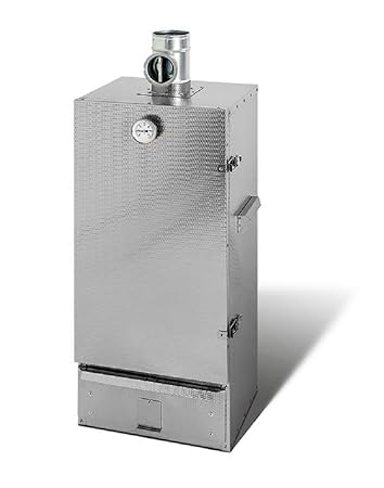 SMOKI: ISOLIERTER Räucherofen 85x39x33cm aus V2A-Edelstahl
