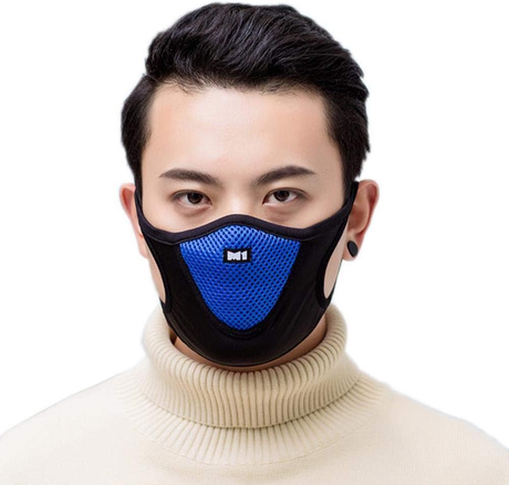 XUEQQ Anti-dust Cotton Mouth Face Masks Mouth Cover for Man and Woman,Cotton Face Mouth Mask with Filter Dustproof Anti-flu Warm, Protective Anti-Pollution Dust Proof Respirator