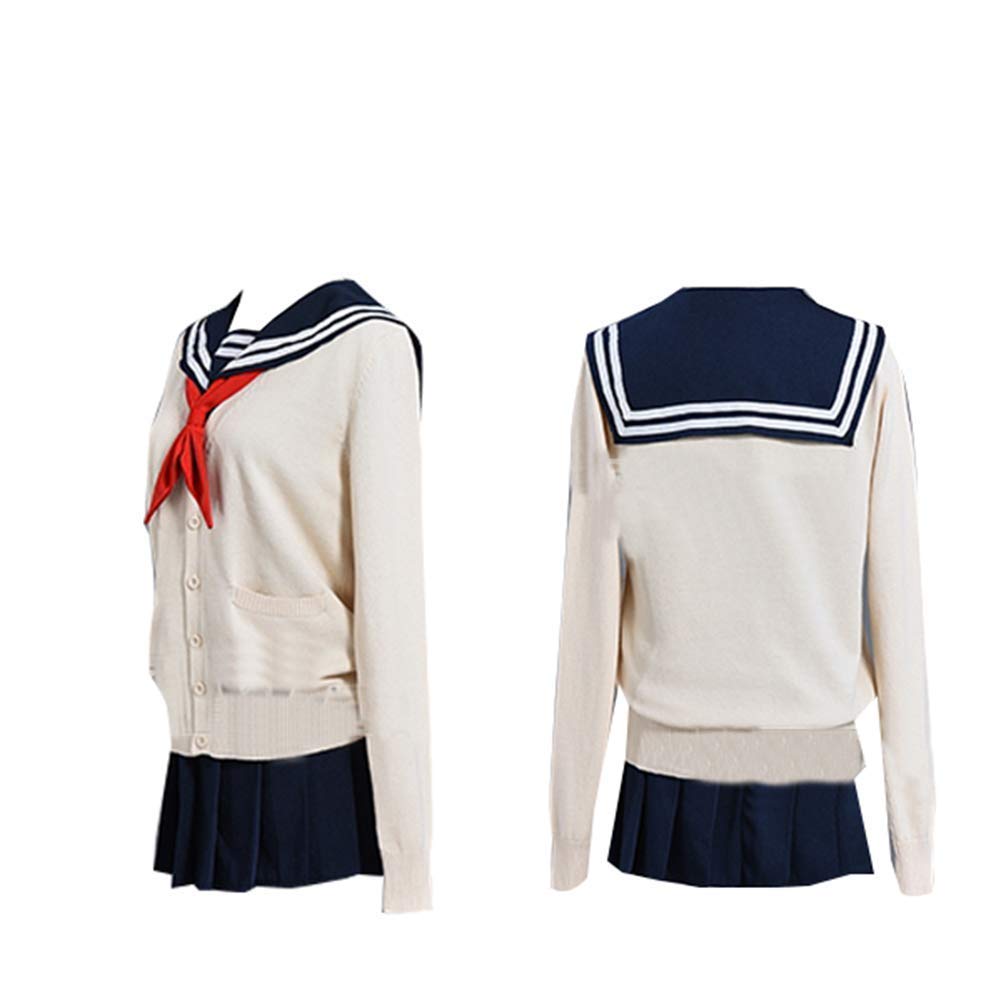 My Hero Academia Anime Cosplay Himiko Toga Costume Sailor Dress Outfit