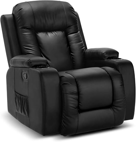 Recliner Chair, Artiss Electric Lounge Leather Recliner Chair 8Point