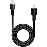 Ciuouient 1Pc Adjustable Bed Base Input Power Cord w/ 2-Pin Round&amp;Flat Plug | Fit For New Generation Sealy Ease Ease 2.0 Ergo Extend Bed Bases,Plug And Play