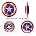 The Anti-Anxiety 360 Spinner Fidget Toy Shield Helps Focusing Premium Quality EDC for Kids & Adults Stress Reducer Relieves ADHD Anxiety Captain America