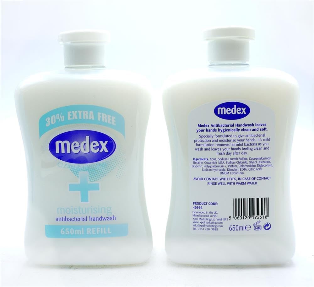 AYMES Medex Moisturising Antibacterial Handwash Refill 650ml
