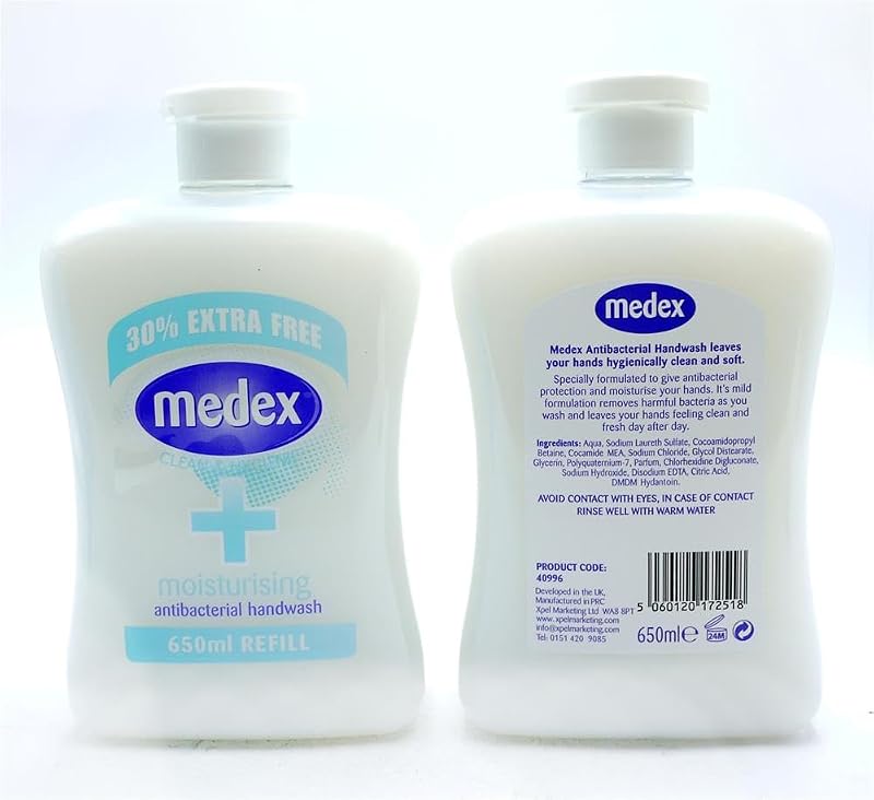 AYMES Medex Moisturising Antibacterial Handwash Refill 650ml