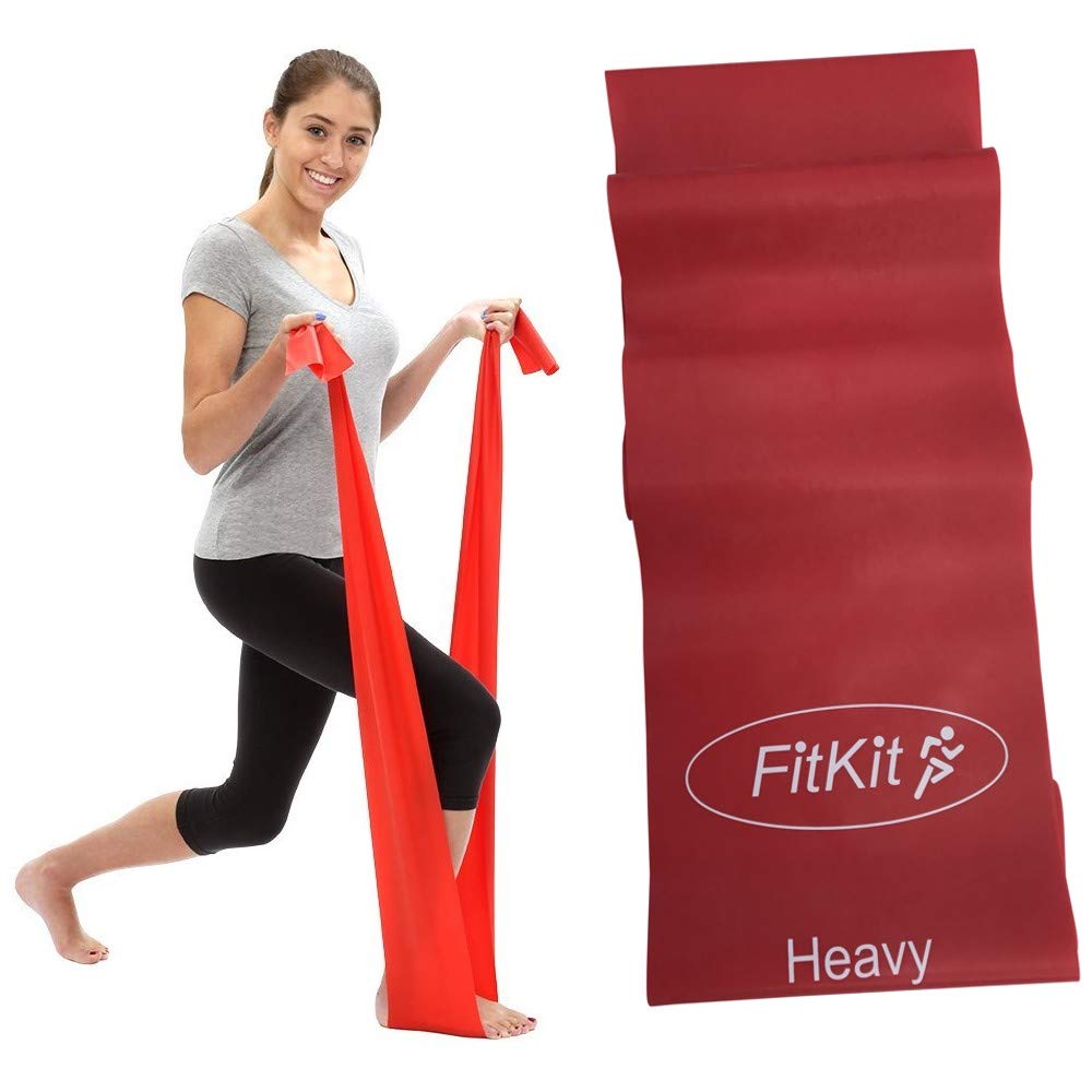 FitKit Resistance Exercise Band - 1.5M HEAVY – Pilates, Yoga, Rehab, Stretching, Strength Training