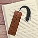 KATE POSH - Loved You Yesterday Loved You Still Always Have Always Will Engraved Rawhide Leather Bookmark, 3rd Anniversary, Weddings, Couples in Love Gifts, Leather Anniversary, Book Lover