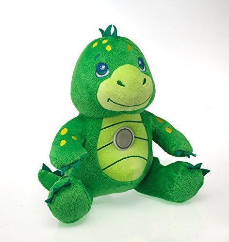 Flashlight Friends Green Dragon Kid's Huggable Flashlight/ Nightlight Stuffed Animal with Auto Shut-Off & LED Safe Light (As Seen On TV)