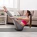 Sivan Health and Fitness 1/2-InchExtra Thick 71-Inch Long NBR Comfort Foam Yoga Mat for Exercise, Yoga, and Pilates (Grey)