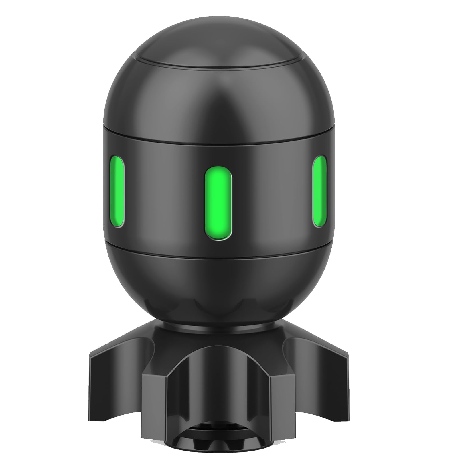 Cool Atomic Bomb Fidget Spinners For Kids Adults, Metal Handheld Gadget Kinetic Desk Toy, Rocket Finger Hand Spinner Fingertip Gyro Goody Bag Fillers Fun Idea Gift Glow In The Dark After Absorb Light