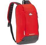 Quechua Backpack 10 Liters red & grey, ARPENAZ,X-Sports Decathlon, water repellent