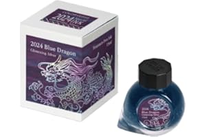 Colorverse 2024 Special Ink - Blue Dragon Glistening Silver (15ml) Fountain Pen Ink