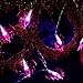 GIGALUMI Halloween String Lights, 15ft 40 Purple Bats Lights Halloween Decoration Lights with 8 Modes, Battery Powered