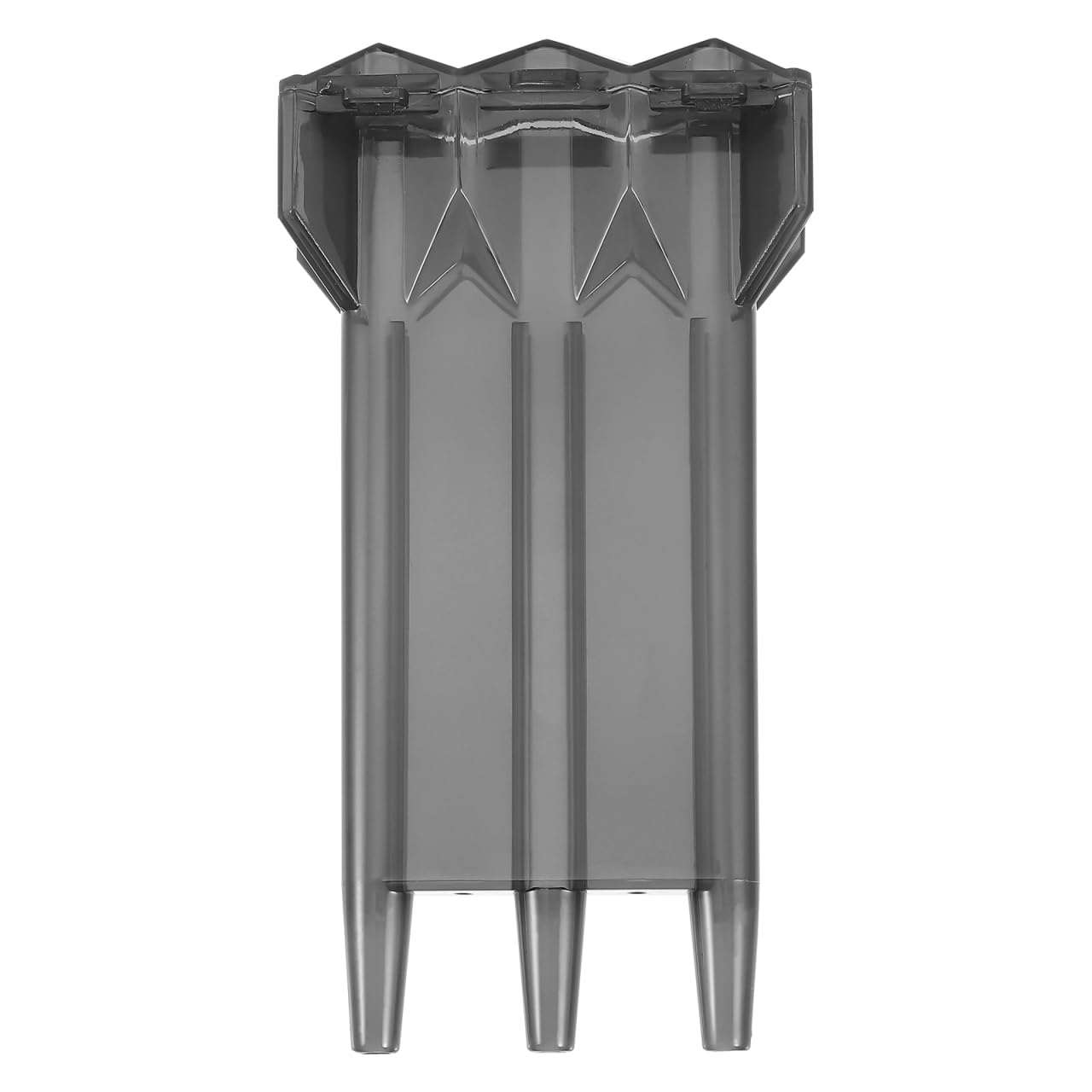 HANABASS Portable Storage Box for Steel Tip and Soft Tip, Lightweight Black Plastic Case with Hard Shell and Carabiner Design for Easy Carrying and Protection