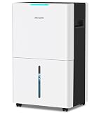5000 Sq. Ft Dehumidifiers for Home and Basement, 52 Pint/Day Dehumidifier with Drain Hose, 3 Modes, 24H Timer, Auto Defrost, Child Lock, for Bedroom, Garage, RV, Large Room, Humid Summer, Rainy Season