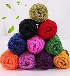 3-Pack Baby Alpaca Yarn Wool Blend Crochet and