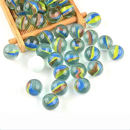 Fworld 20 Pieces Cats Eyes Glass Marble / Sling Shot Ammo - Thumbnail 4