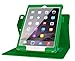 iPad Air 2 Case, Apple iPad Air 2 Leather Case, rooCASE Dual View Slim Fit Leather PU Folio Case, Green