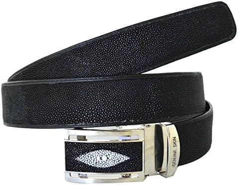 Authentic Stingray SkinMen's Double Eyes Belt