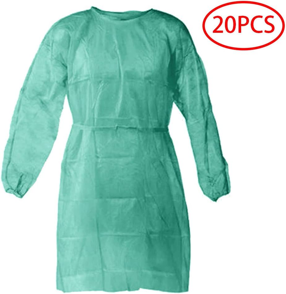 Universal Isolation Gown, Adults Disposable Gown Coverall