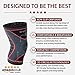 Rymora Knee Support Brace Compression Sleeve for Men and Women (Single Wrap) (Large) - for Joint Pain, Arthritis, Ligament Injury, Meniscus Tear, ACL, MCL, Running, Sports