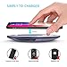 Fast Wireless Charger, 10W 7.5W QI certified Fast charging pad for Iphone X Iphone 8 Iphone 8plus Samsung Galaxy S8 S9 Note 8 9 and more, White 2PACK