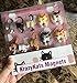 Cat Butt Magnets Toys Set for Refrigerator - Set of 10 for Cat & Pet Lovers Stuff - Cat Tails - P
