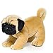 Nat and Jules Standing Large Pug Dog Children's Plush Stuffed Animal Toy