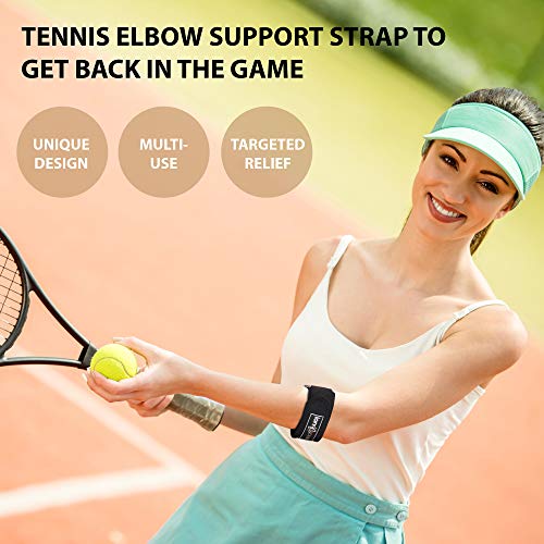 ionocore® Tennis Elbow Strap Golf & Tennis Arm Support Brace with