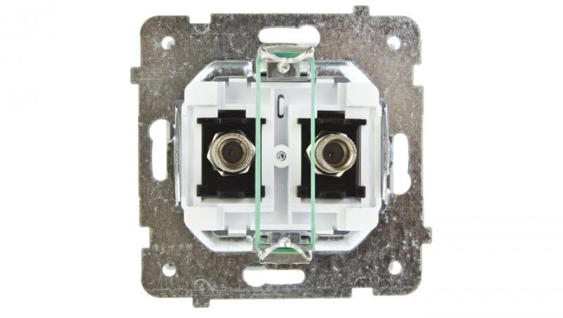 Ospel GPA-2RF/m/00 Socket White IP20, 71 mm 35 mm 71 mm 72 g