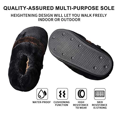 Heated Cold Weather Winter Warm Shoes,BIAL Heating Pad Indoor House Slipper Shoes,Time and Temperature Control USB Electric Heated Up Comfortable Plush Memory Foam Slippers to Keep Feet Warm