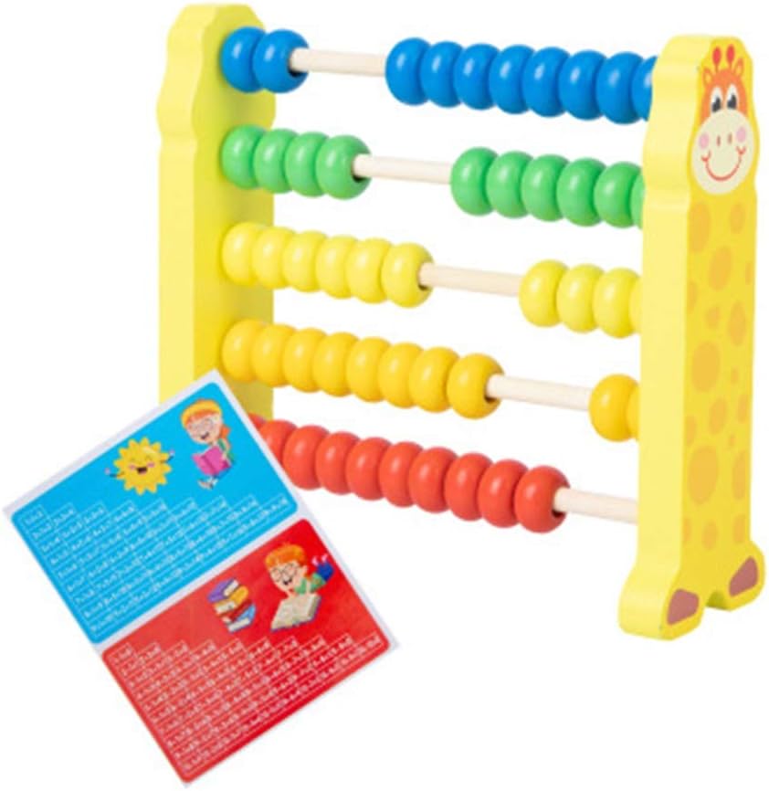 Ackful????Early Educational Educational Toys Vertical Five-Grade Calculation Toy Child (Yellow)