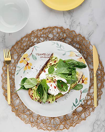 image for HF HOFTEN Hoften 18-Piece Dinnerware Set, Plate Dishes Bowls, Service 