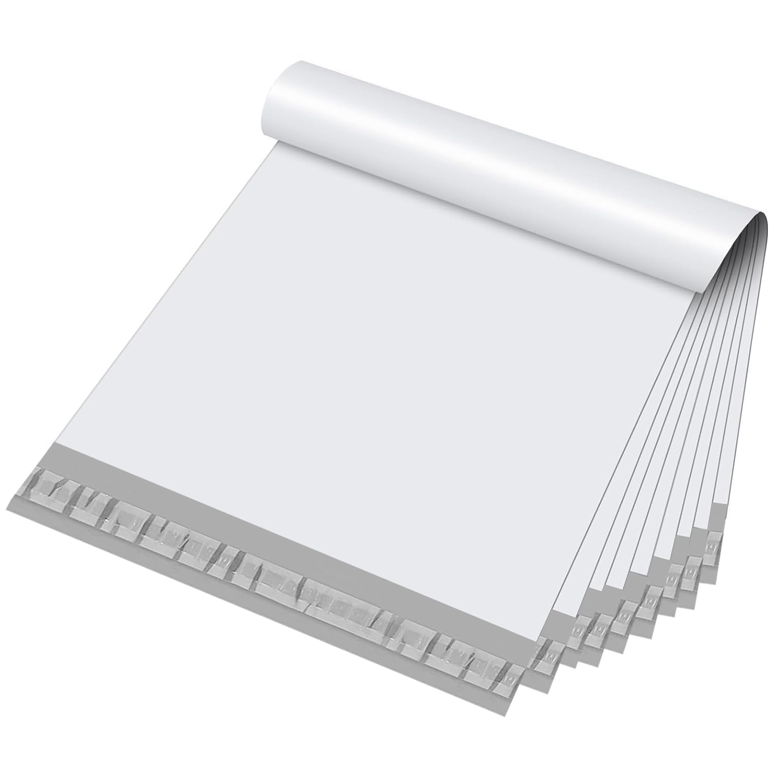 Switory Parcel Bags, Postage Bags for Clothes Self Seal Mailing Assorted Mailers Posting Shipping Post Parcels Package, 25Pcs - White (12X15.5Inch)