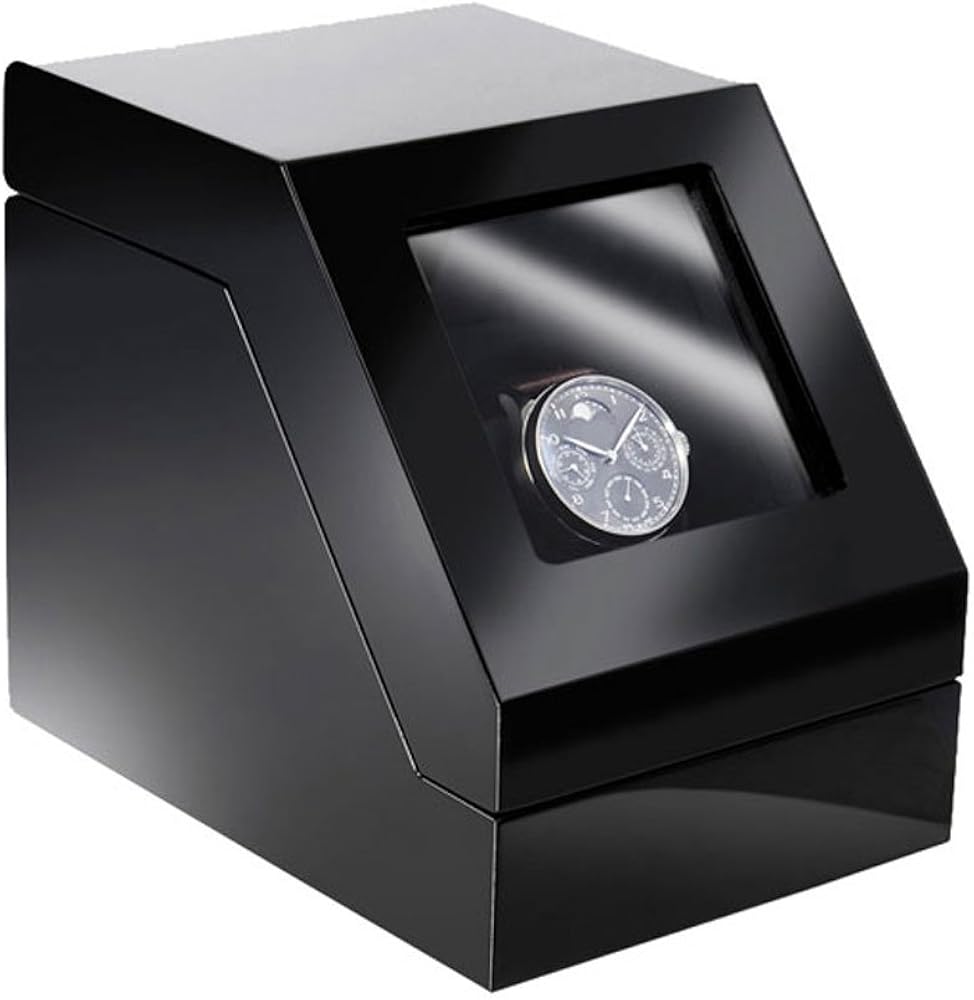 Eilux Single Automatic Watch Winder Piano Black Watches