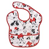 Bumkins Disney Baby Waterproof SuperBib, Minnie Classic (6-24 Months)