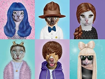 Ceaco Pet Rock - Pop Stars Puzzle (550 Piece)