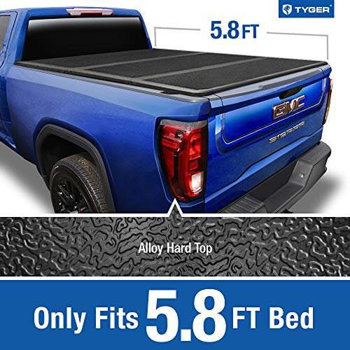 Tyger Auto T5 Alloy Hardtop Truck Bed Tonneau Cover for 20072013 Chevy