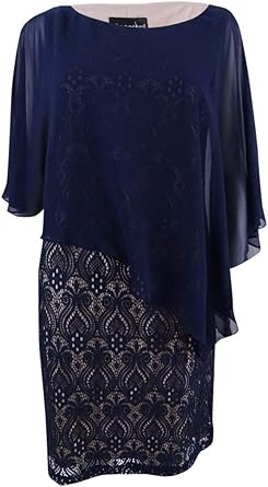 overlay cocktail dress