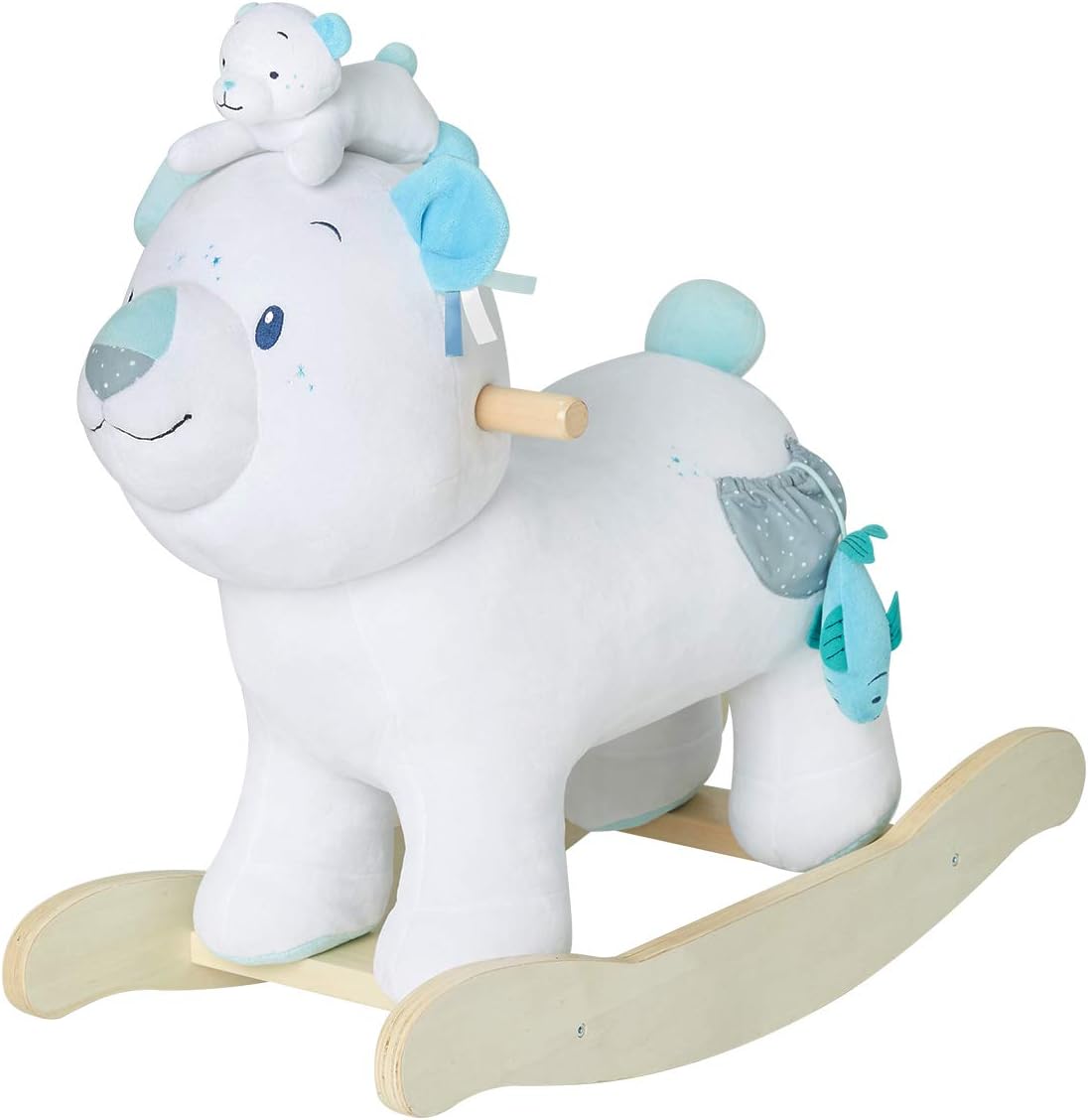 polar bear rocking horse