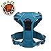 Chai's Choice Dog Harness Vest Small (Teal Blue) | Comfortable & Secure with Adjustable Strap Soft Padded Dog Vest | No-Choke & Easy Control Pet Oxford | 3M Reflective Stripes for Dog Visibility